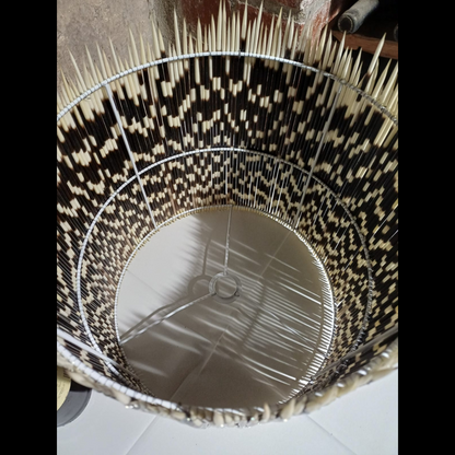 LAMPSHADE - Drum - Medium - Porcupine Quill