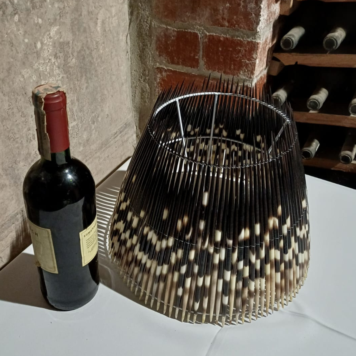 LAMPSHADE - Cone - Medium - Porcupine Quill