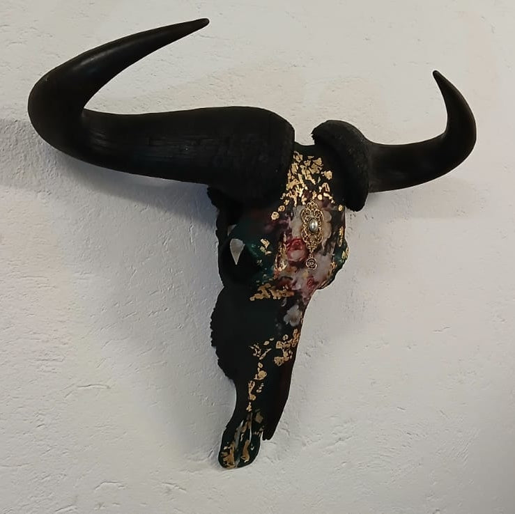 SKULL - Blue Wildebeest - "Pearl"