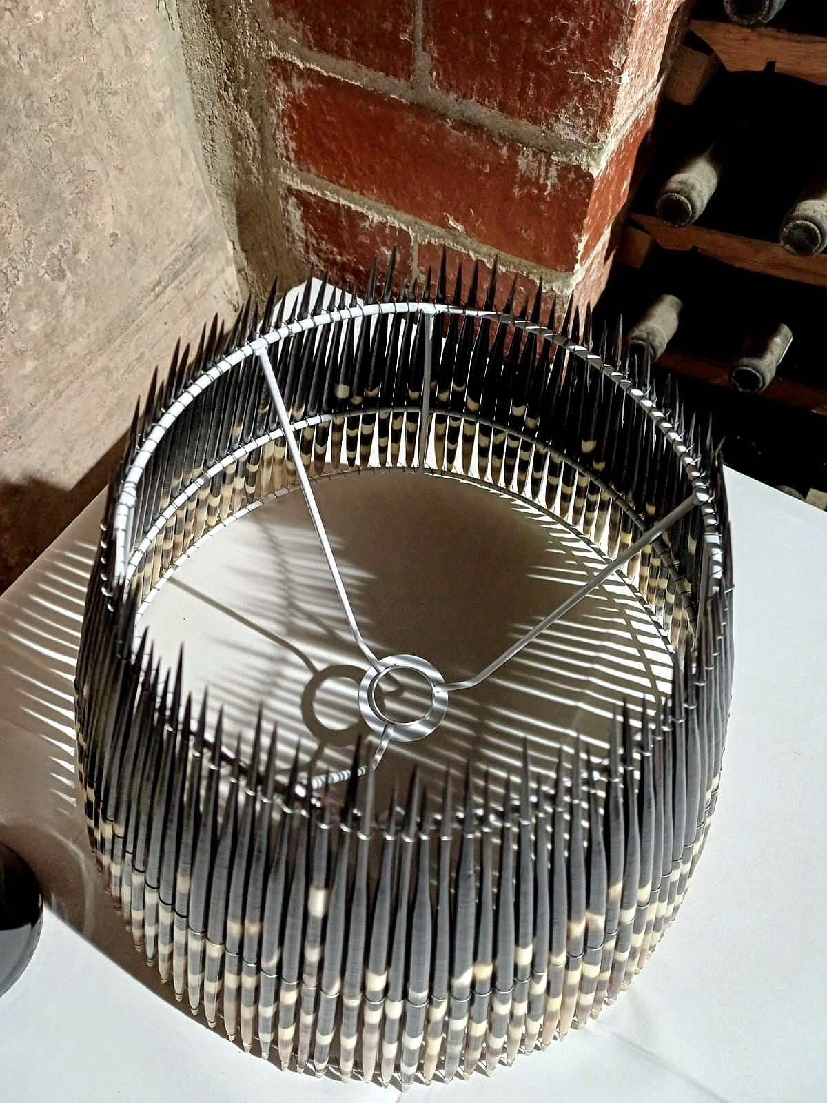LAMPSHADE - Cone - Medium - Porcupine Quill
