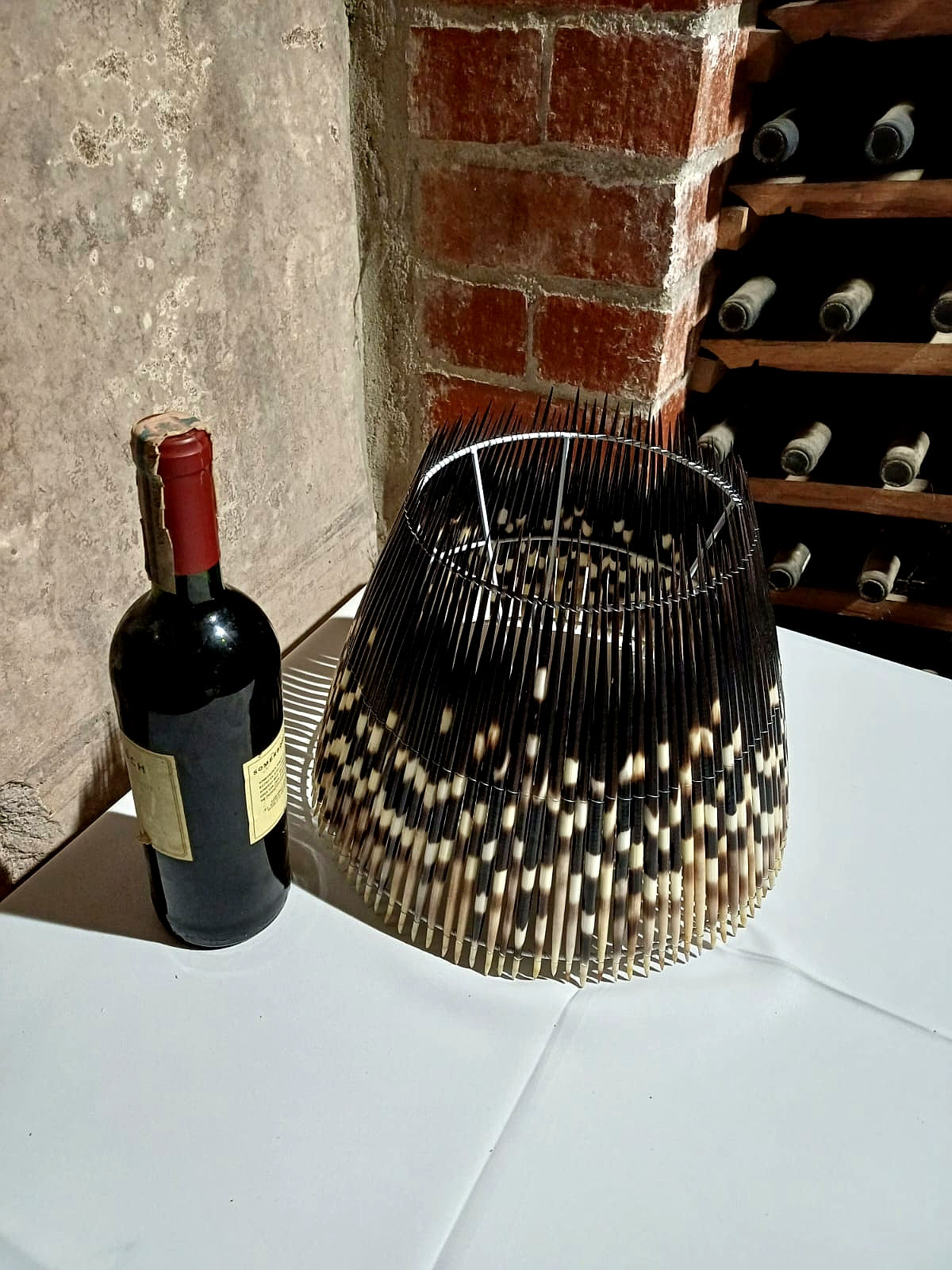 LAMPSHADE - Cone - Medium - Porcupine Quill