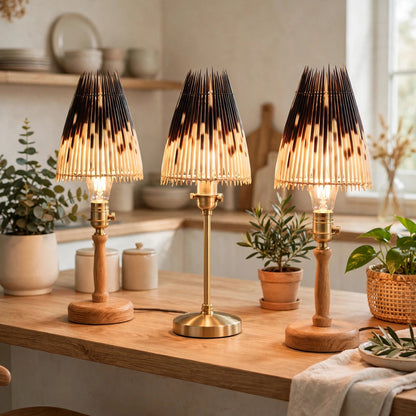 LAMPSHADE - Cone - Small - Porcupine Quill
