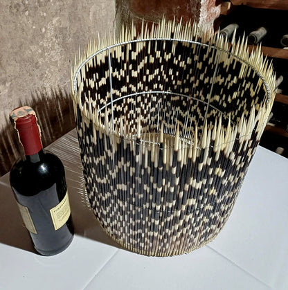 LAMPSHADE - Drum - Medium - Porcupine Quill